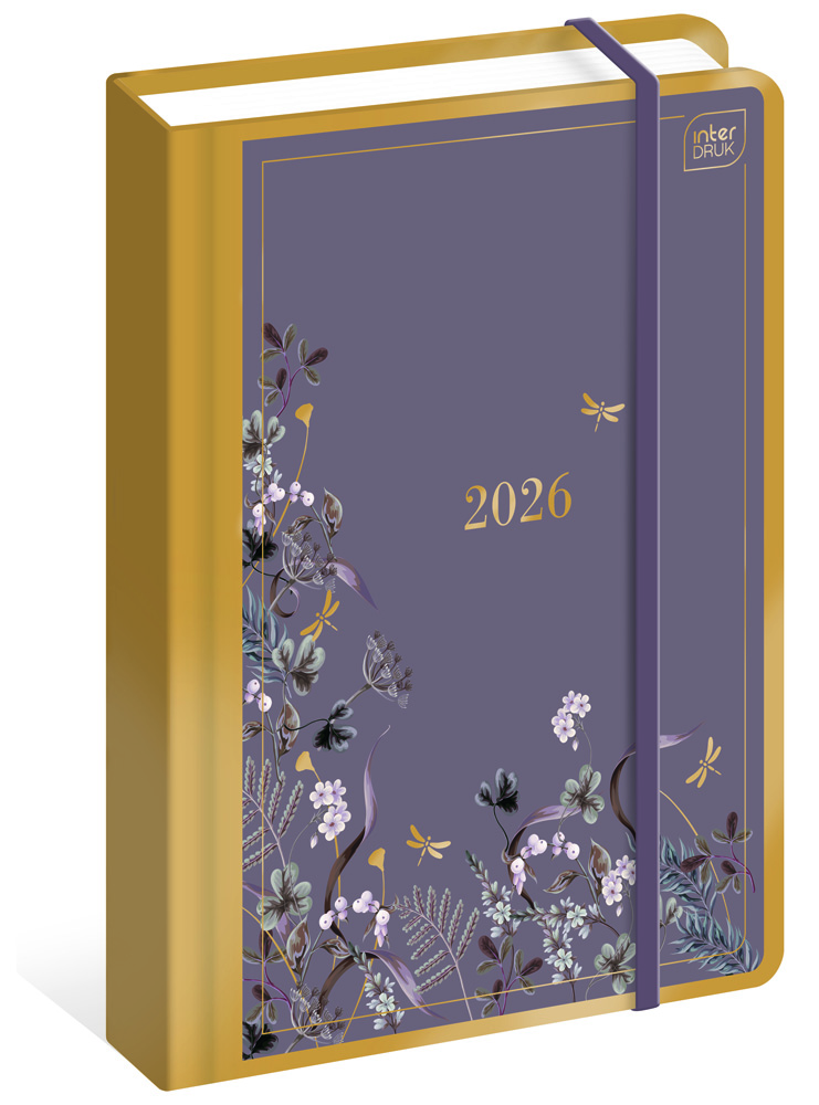 Kalendarz książkowy A5/384 Metal Satin Interdruk